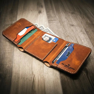 Trinity Trifold Wallet interior pocket and card slot construction