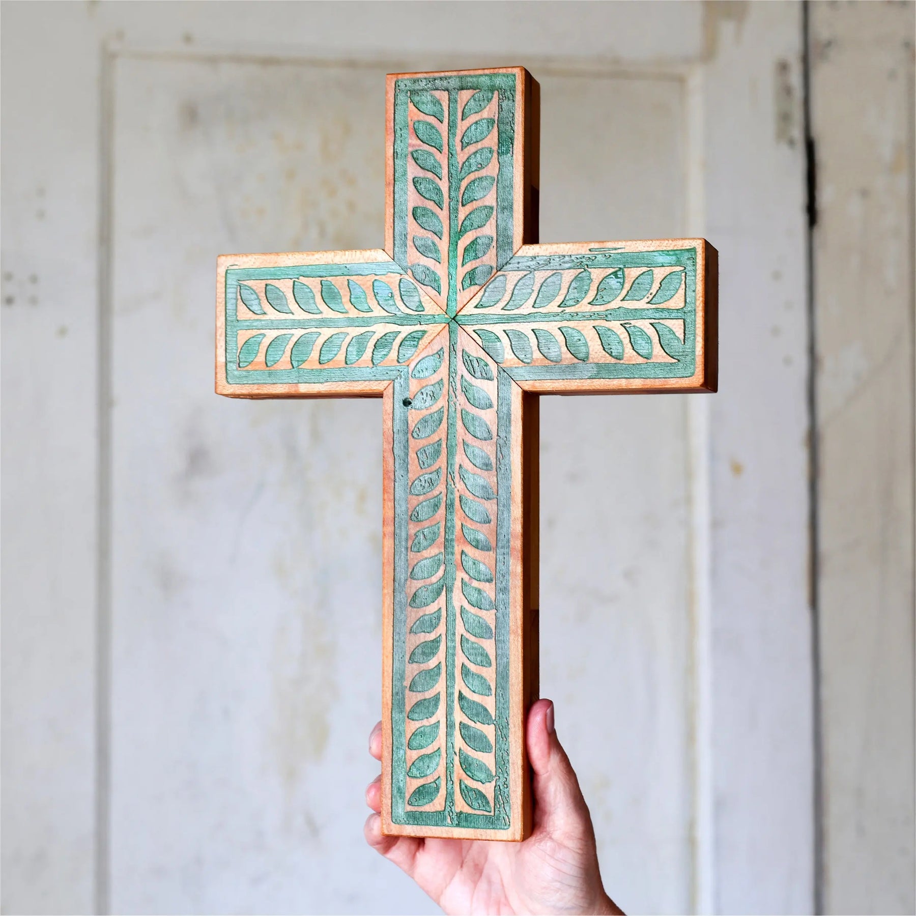 The True Vine Cross by Dennehey Design Co., religious items detail photo 3