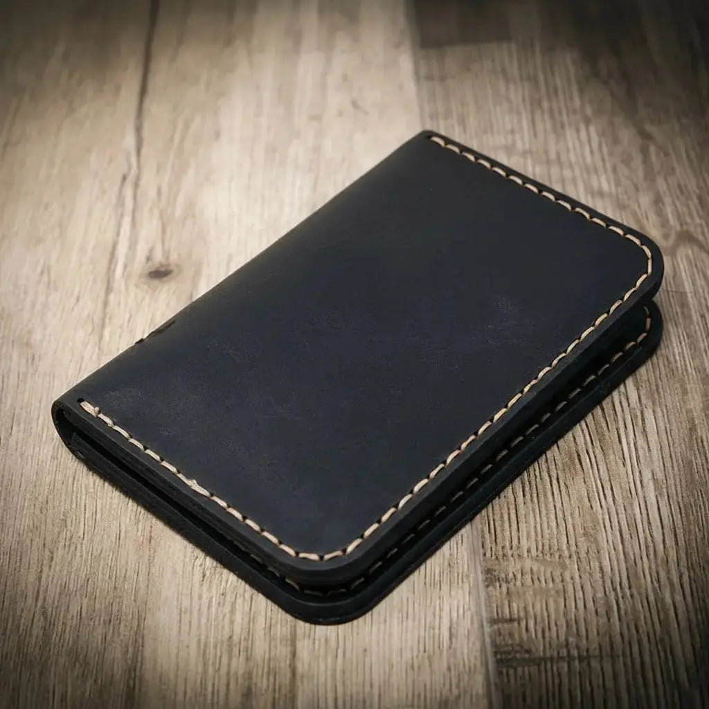 Bull Sheath Leather Tyler wallet detail