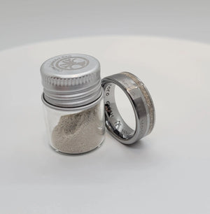 The "I'll Be Here" Memorial Ring by Cotton Street Art Company, handmade jewelry detail photo 6