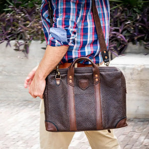 Theodore Leather Attache Mission Mercantile Leather Goods