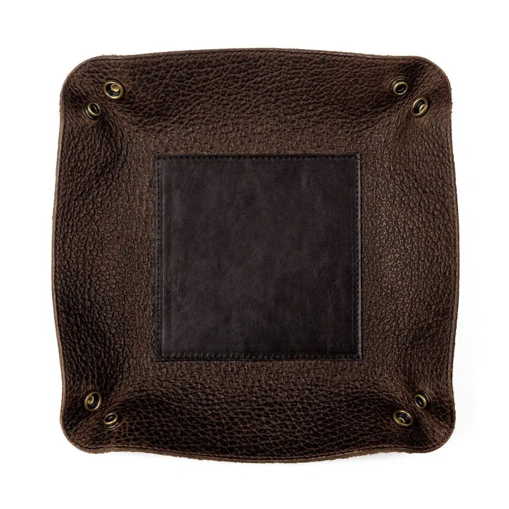 Theodore Leather Desk Caddy Mission Mercantile Leather Goods
