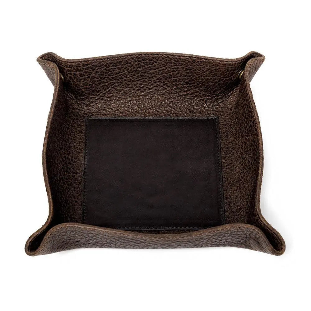 Theodore Leather Desk Caddy Mission Mercantile Leather Goods