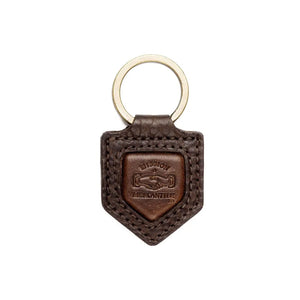Theodore Leather Keyring by Mission Mercantile Leather Goods, handmade jewelry detail photo 2