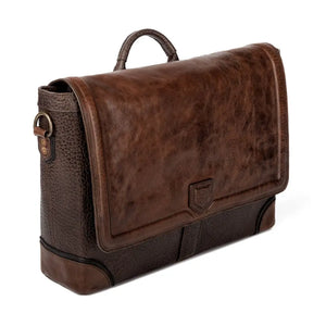 Theodore Leather Messenger Bag Mission Mercantile Leather Goods