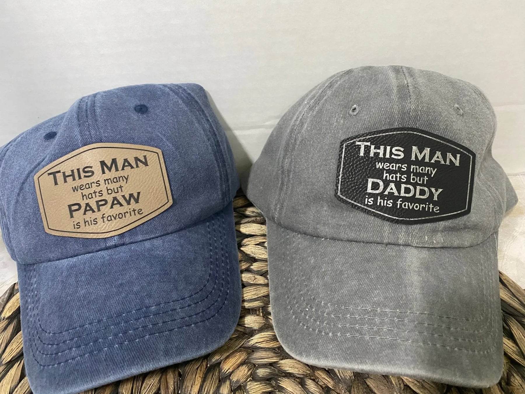 This Man Wears Many Hats Custom Patch Hat by Poor Hog Customs, Southern lifestyle apparel main product photo
