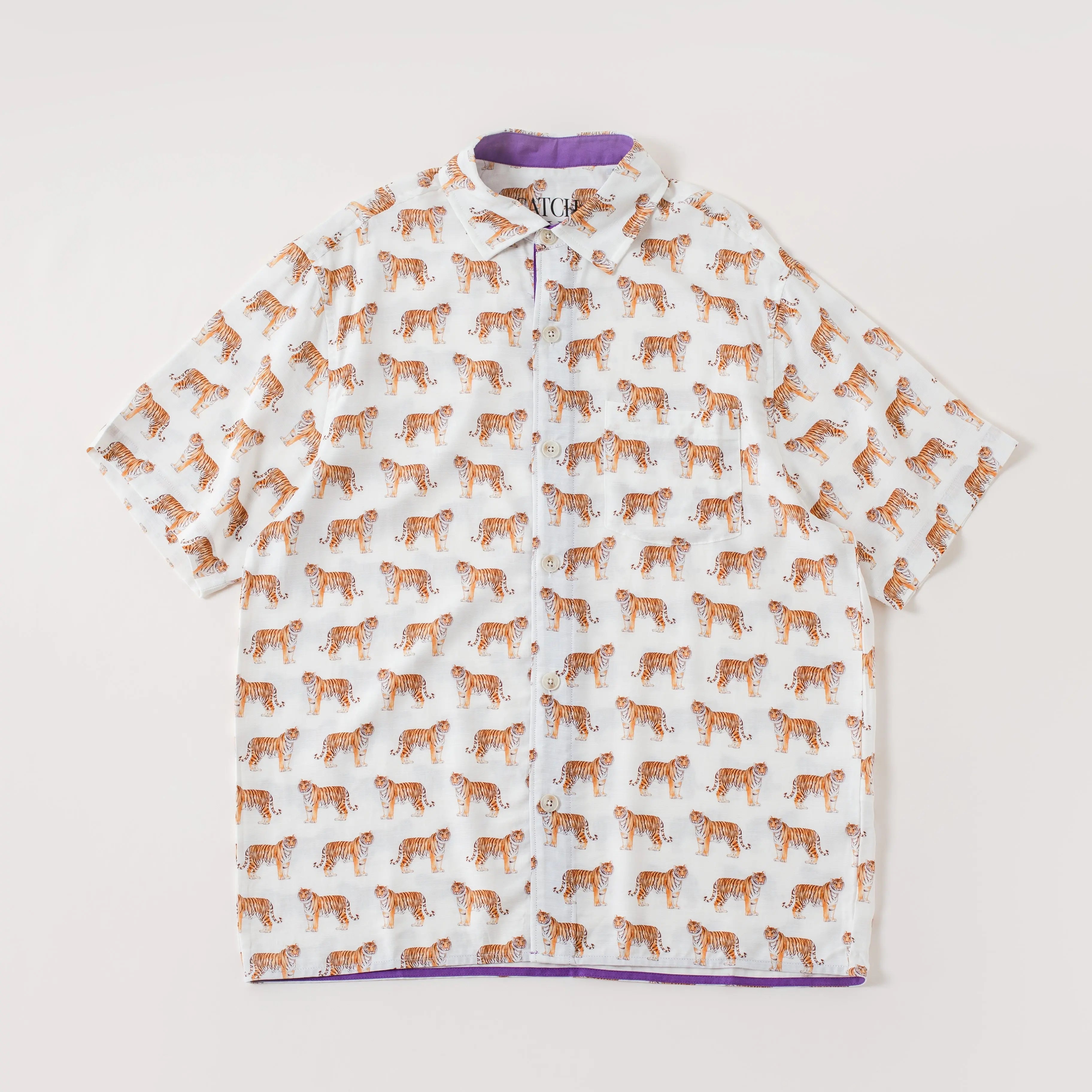 Tigers Men's Festival Shirt by Nola Tawk, Southern lifestyle apparel main product photo