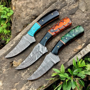 "TimberForge Damascus Hunting Knife – Premium Handmade Craftsmanship" by Damascus Knife Store, Damascus knife main product photo