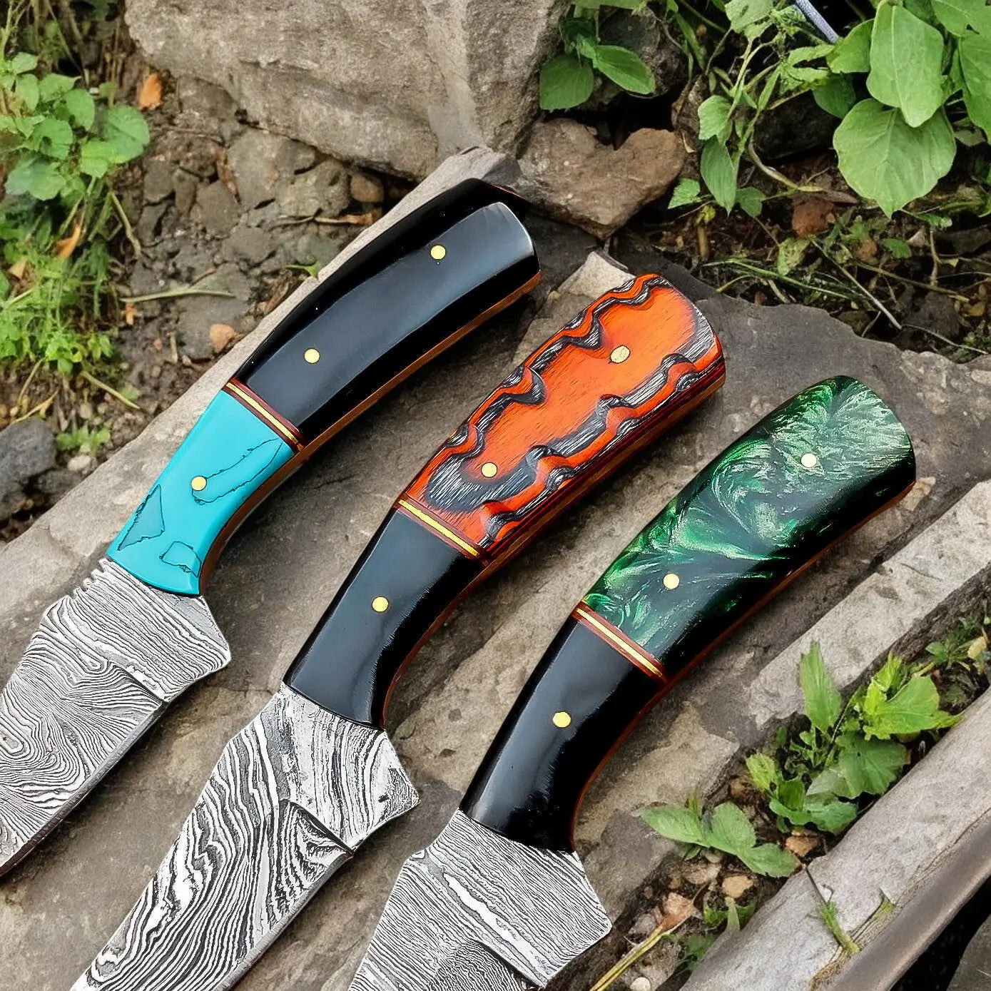 "TimberForge Damascus Hunting Knife – Premium Handmade Craftsmanship" Damascus Knife Store