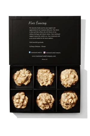 Toasted Coconut and Macadamia Nut Pralines by Louisiana Candy Company, Southern food gift main product photo