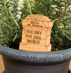 Tombstone Plant Picks (6 Designs) by Artspeak Studio, Southern home decor detail photo 5
