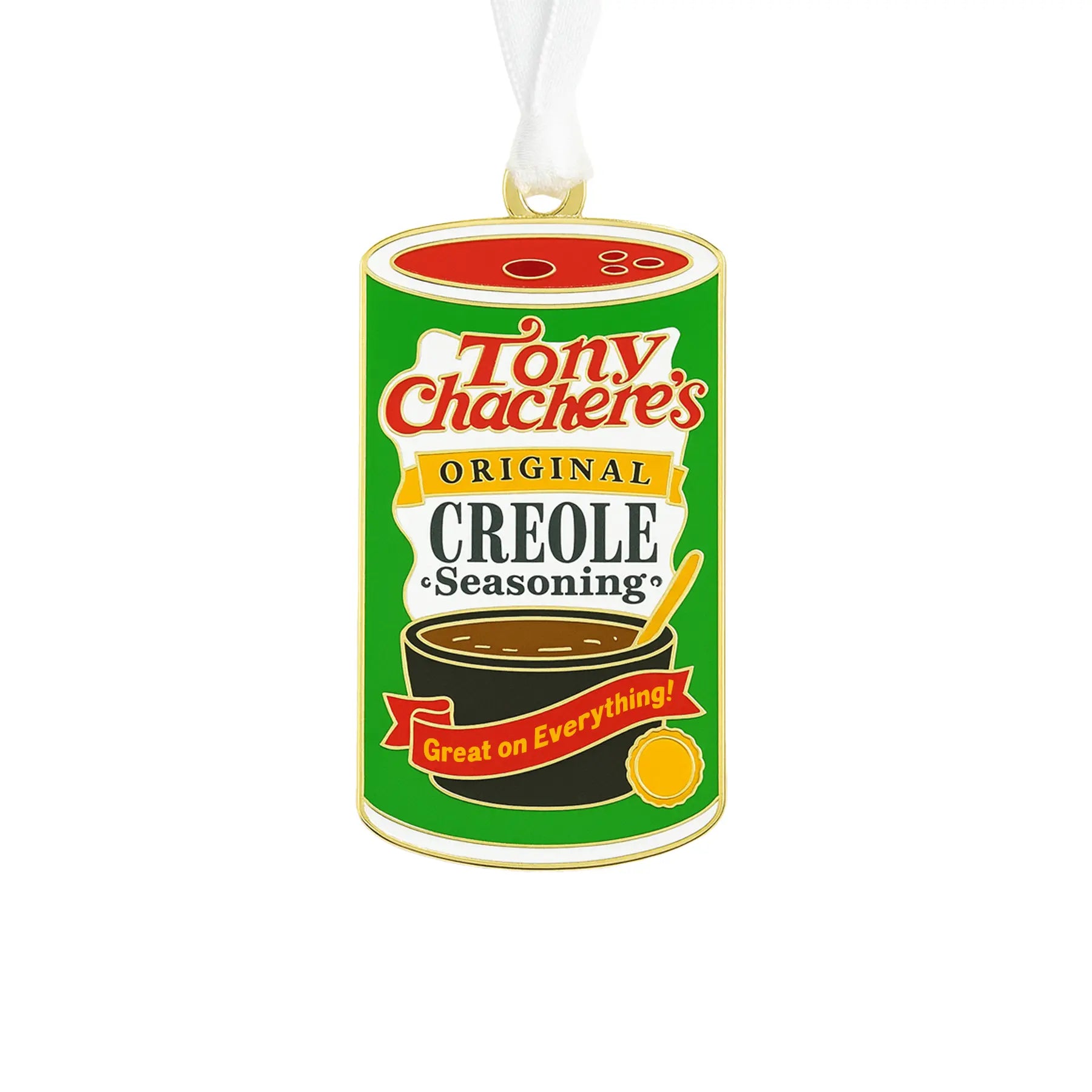Tony Chachere's Enamel Ornament Nola Tawk