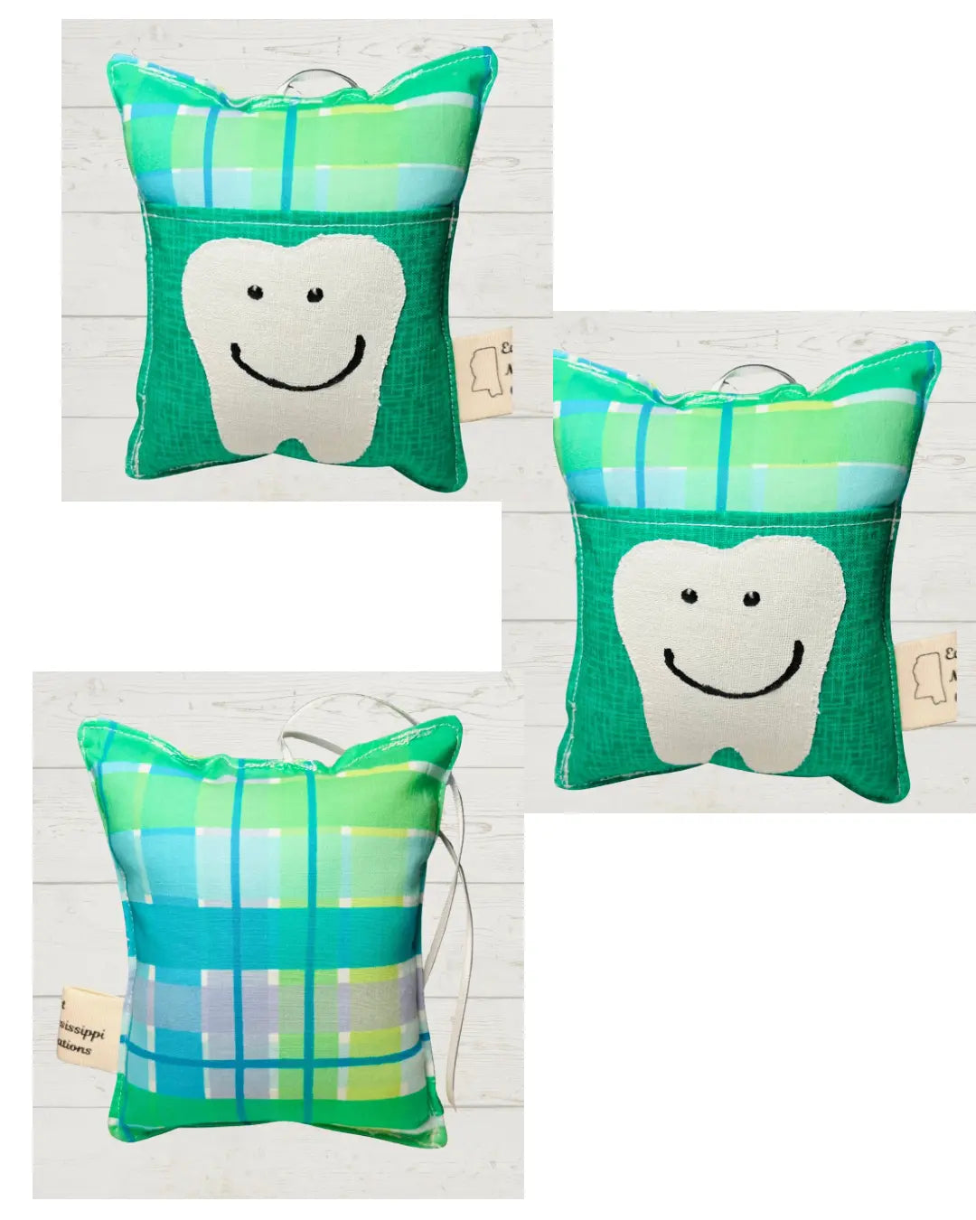 Tooth Fairy Pillow by East Mississippi Creations, children's boutique clothing detail photo 2