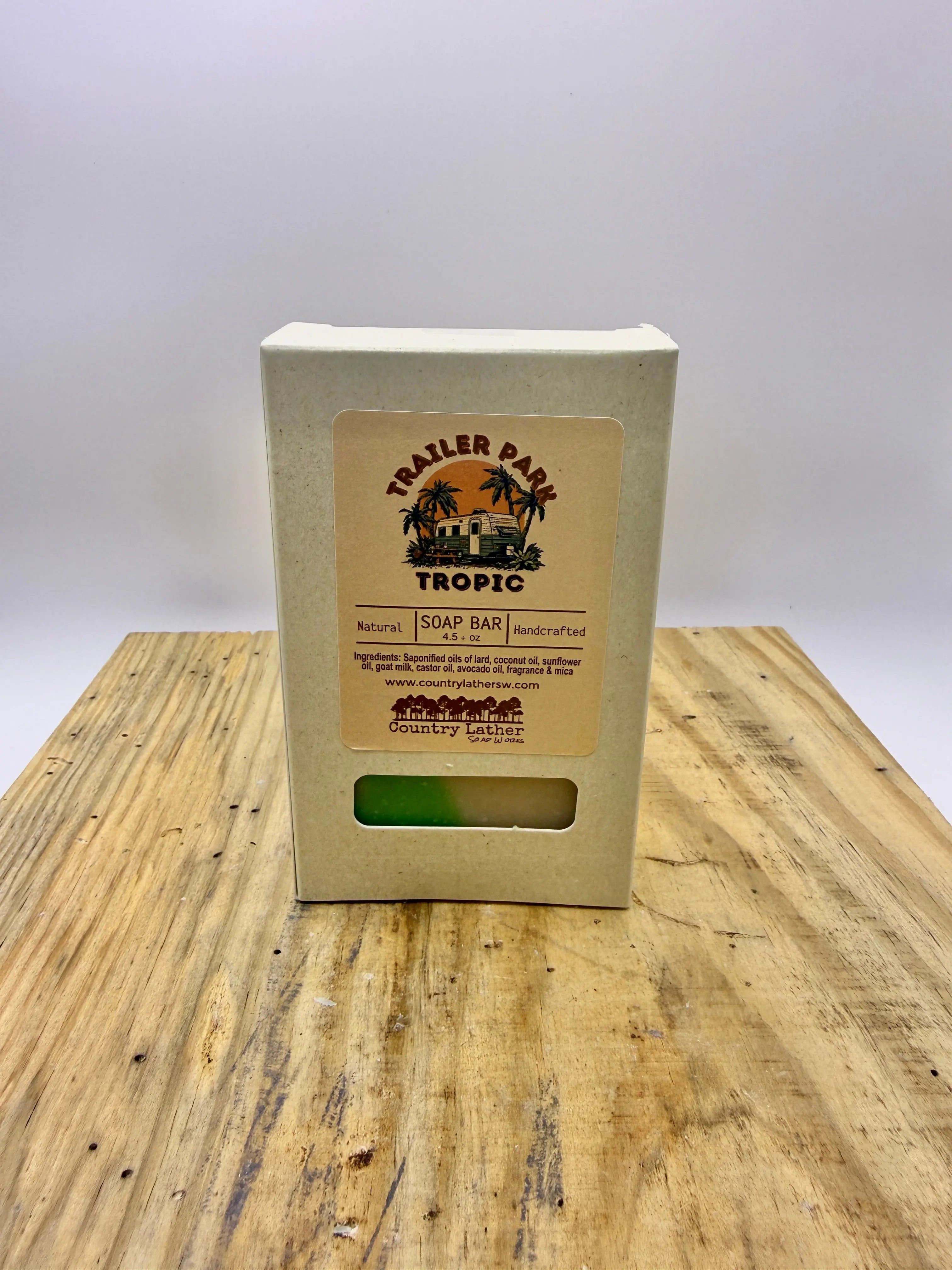 Trailer Park Tropic handmade Southern soap bar