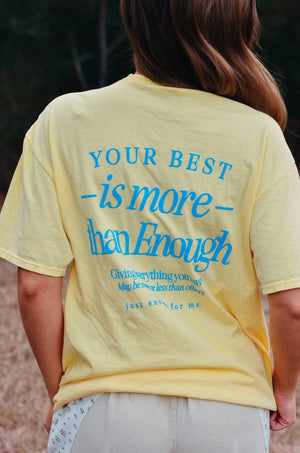 Trying My Best Tee by Southern Bliss Company, Southern lifestyle apparel detail photo 5