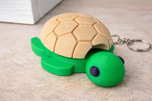 Turtle Fidget Clicker Keychain – Sensory Focus Toy The Tween Space
