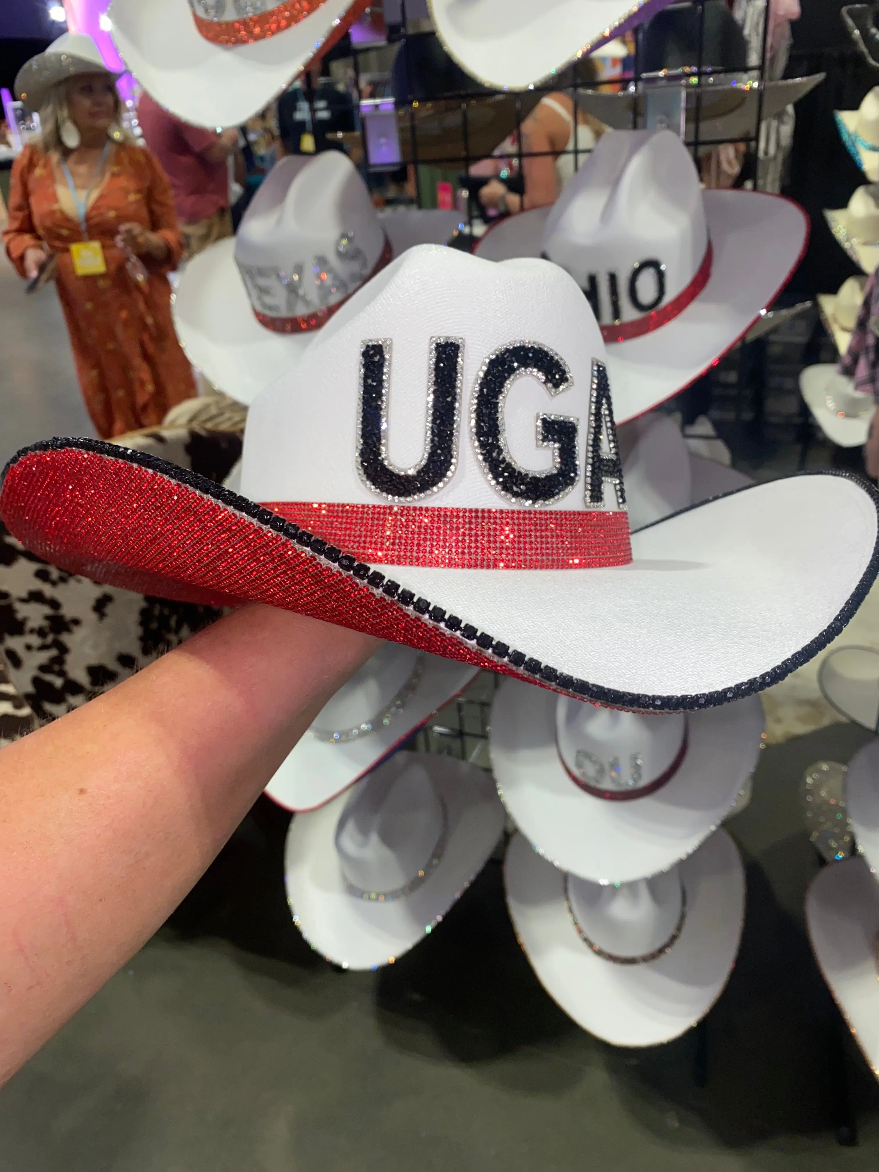 UGA Hat by Rhinestone Cowgirl, Southern lifestyle apparel detail photo 2