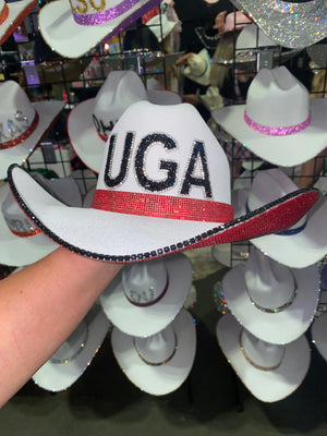UGA Hat by Rhinestone Cowgirl, Southern lifestyle apparel detail photo 3