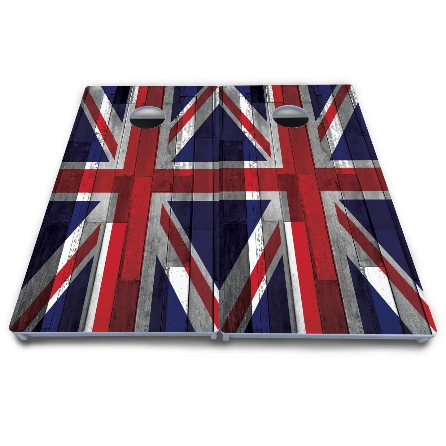 USA / Canada / Union Jack Plank Flag Cornhole Boards - All Weather Series by Cornhole Solutions, custom cornhole board detail photo 7