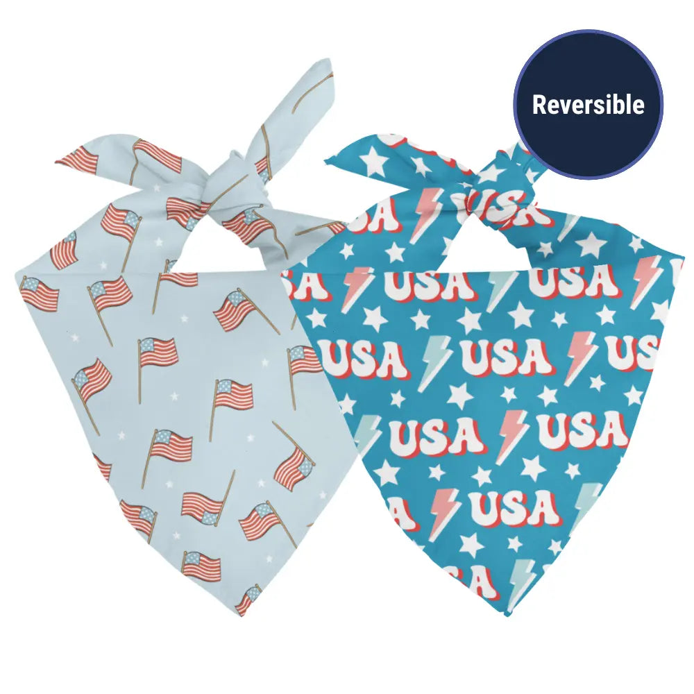 USA Dog Bandana by Dog Bandana Co., pet accessory detail photo 2