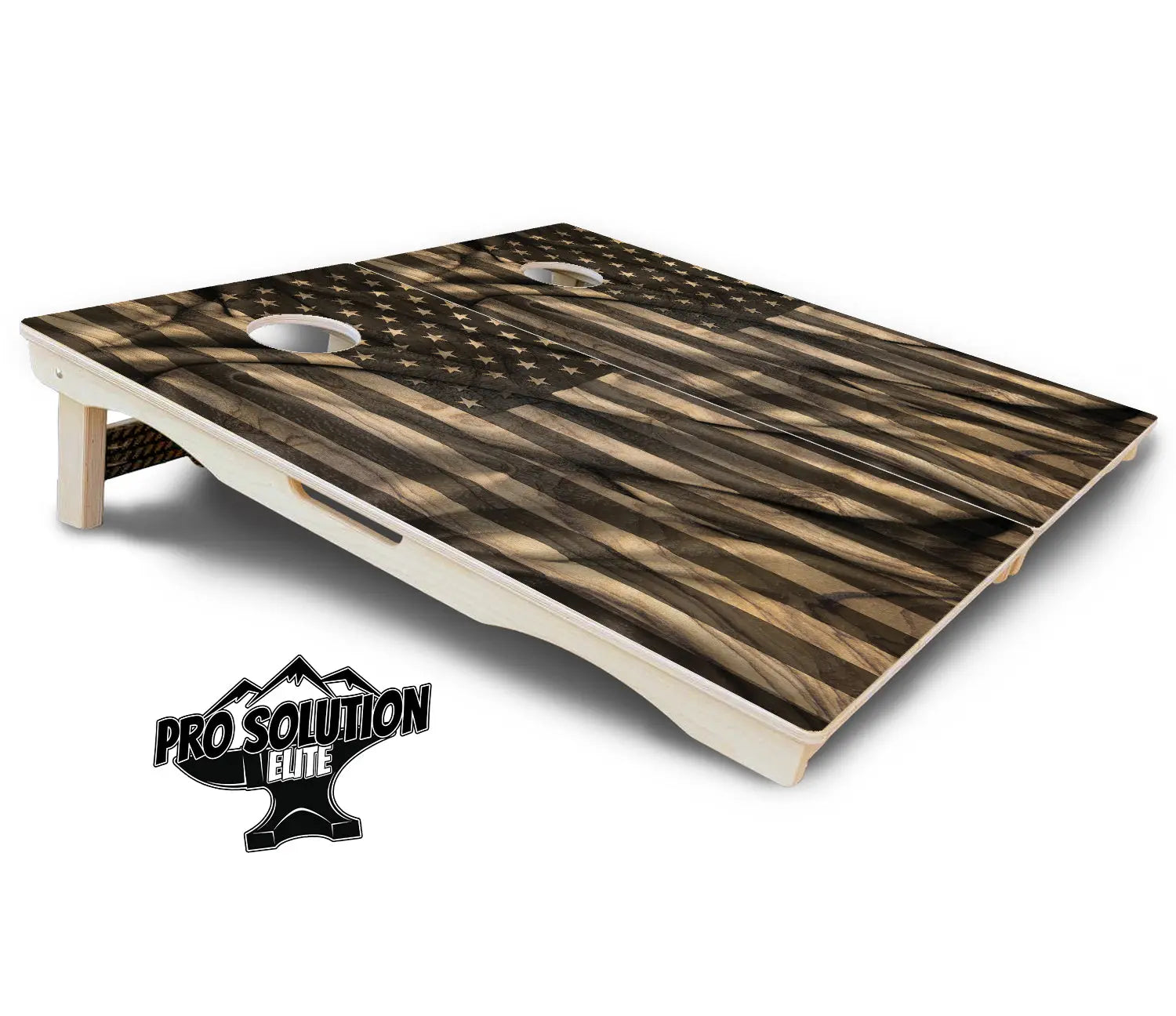 USA Wood Flag Cornhole Boards - Pro Solution Elite Series Cornhole Solutions