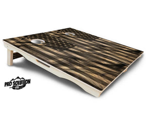 USA Wood Flag Cornhole Boards - Pro Solution Lite Series Cornhole Solutions