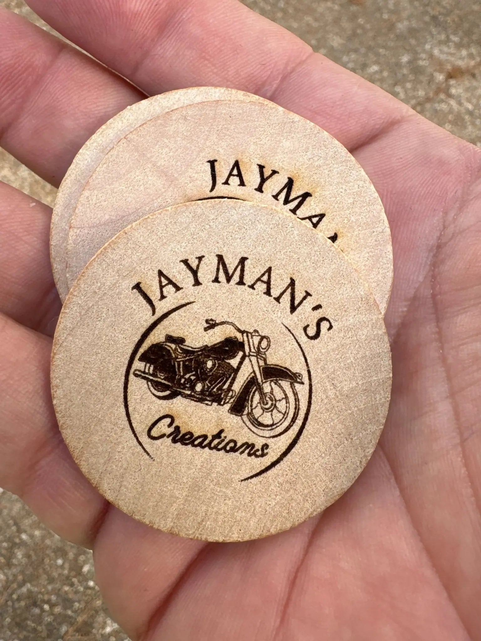 Unique Business Cards Wooden (Customised) by Jayman’s Creations, paper gift main product photo