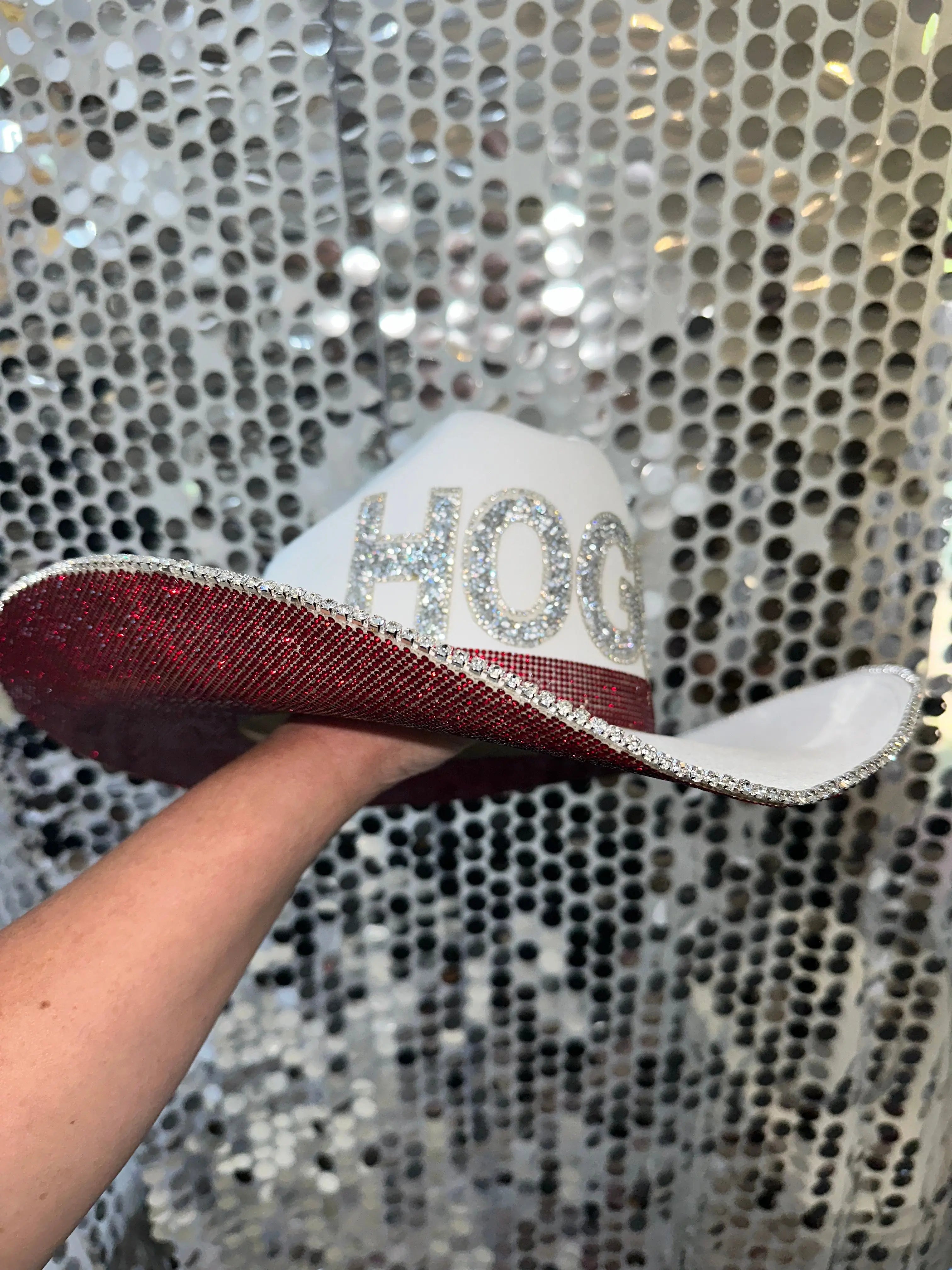 University of Arkansas Hat by Rhinestone Cowgirl, Southern lifestyle apparel main product photo