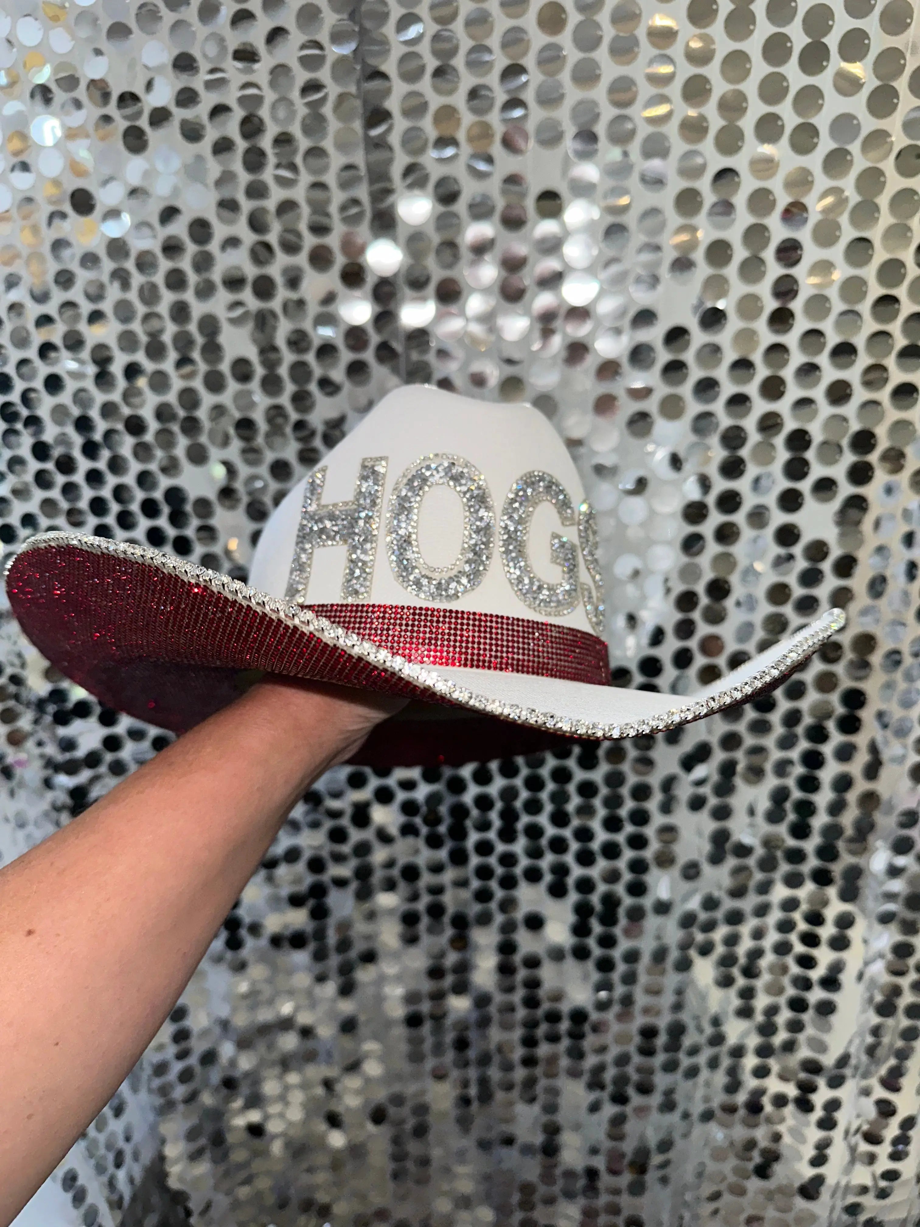 University of Arkansas Hat by Rhinestone Cowgirl, Southern lifestyle apparel detail photo 2