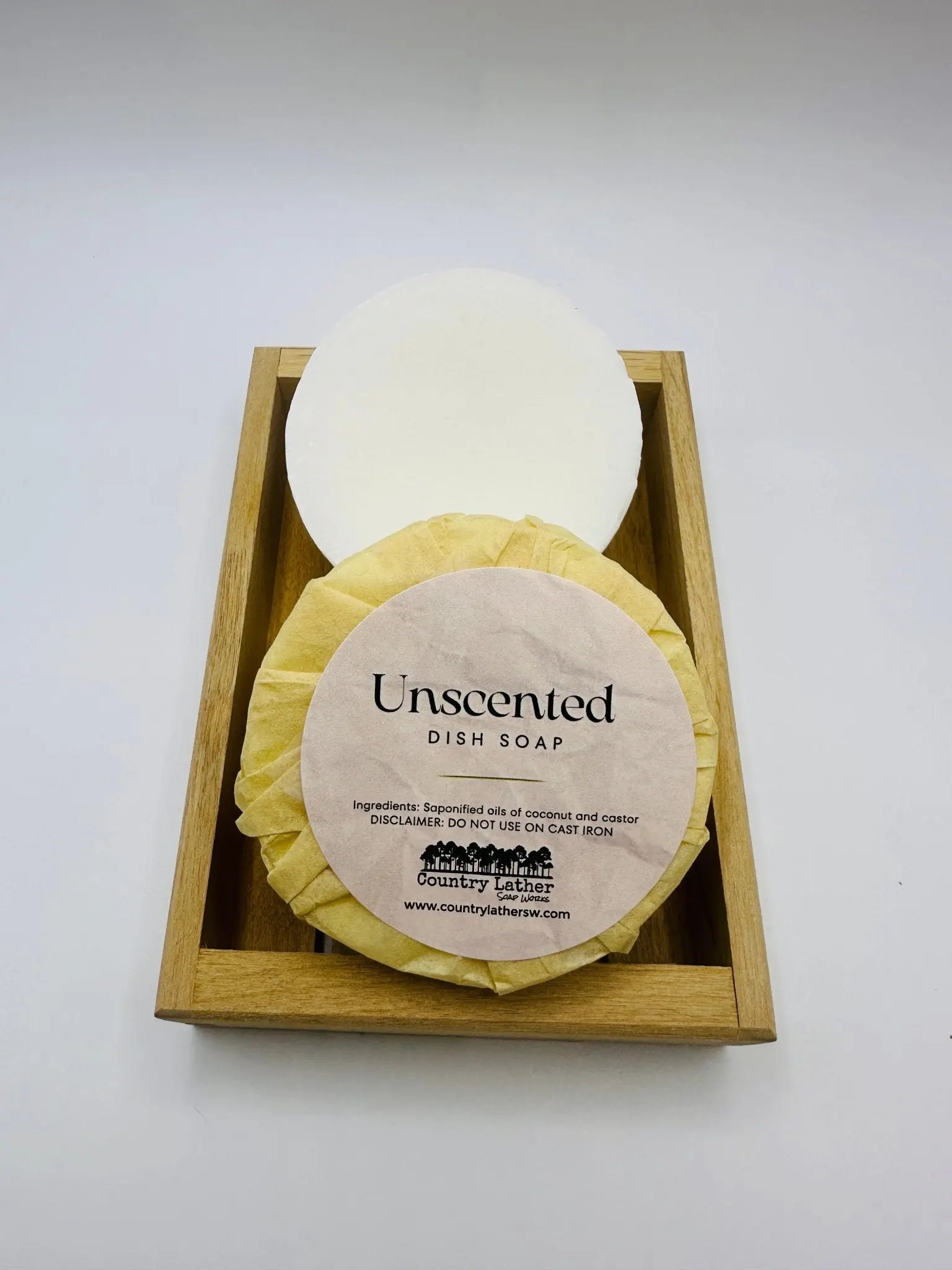 Unscented Dish Soap Refill by Country Lather Soap Works, scented candle main product photo