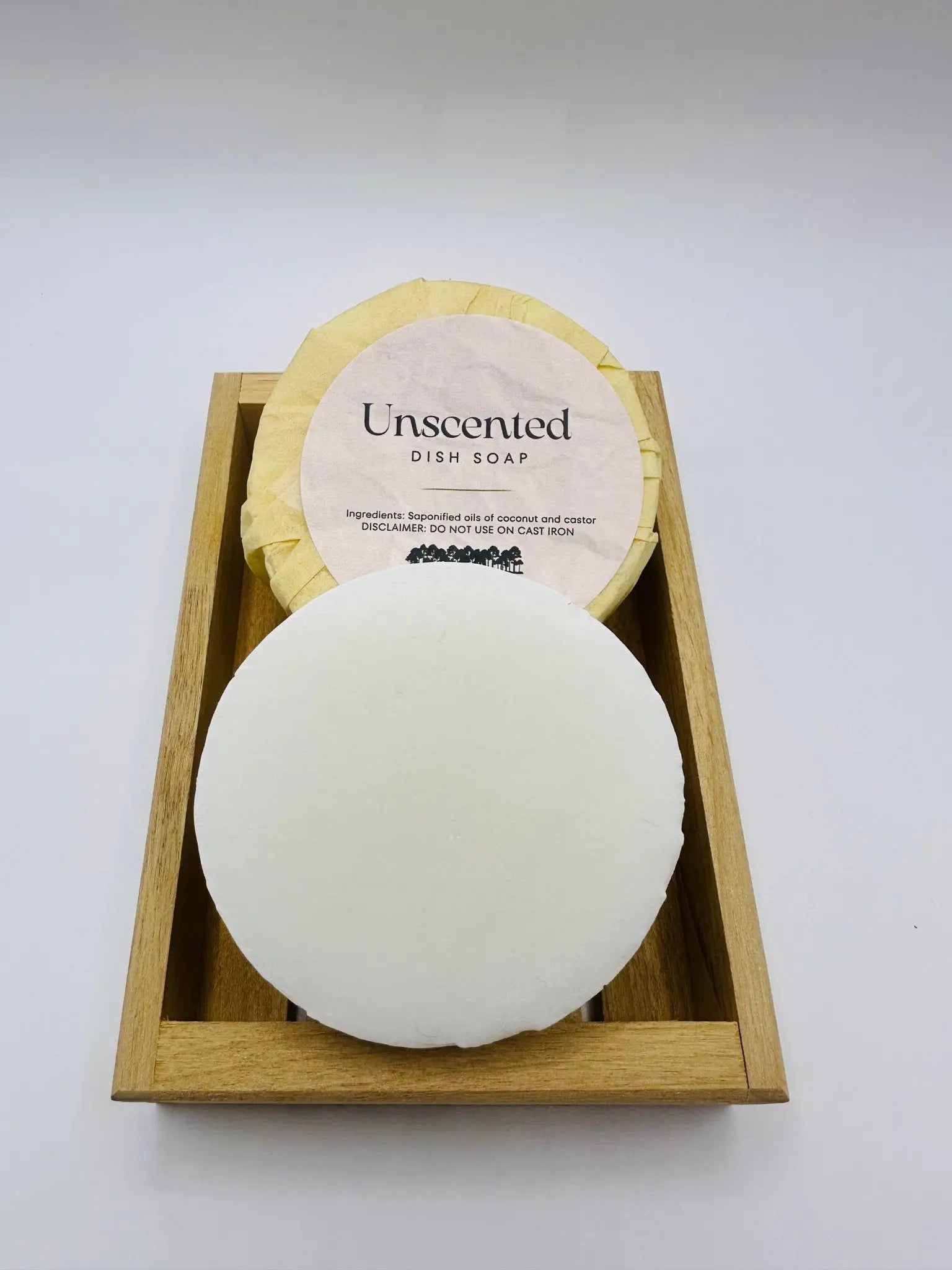 Unscented Dish Soap Refill by Country Lather Soap Works, scented candle detail photo 2