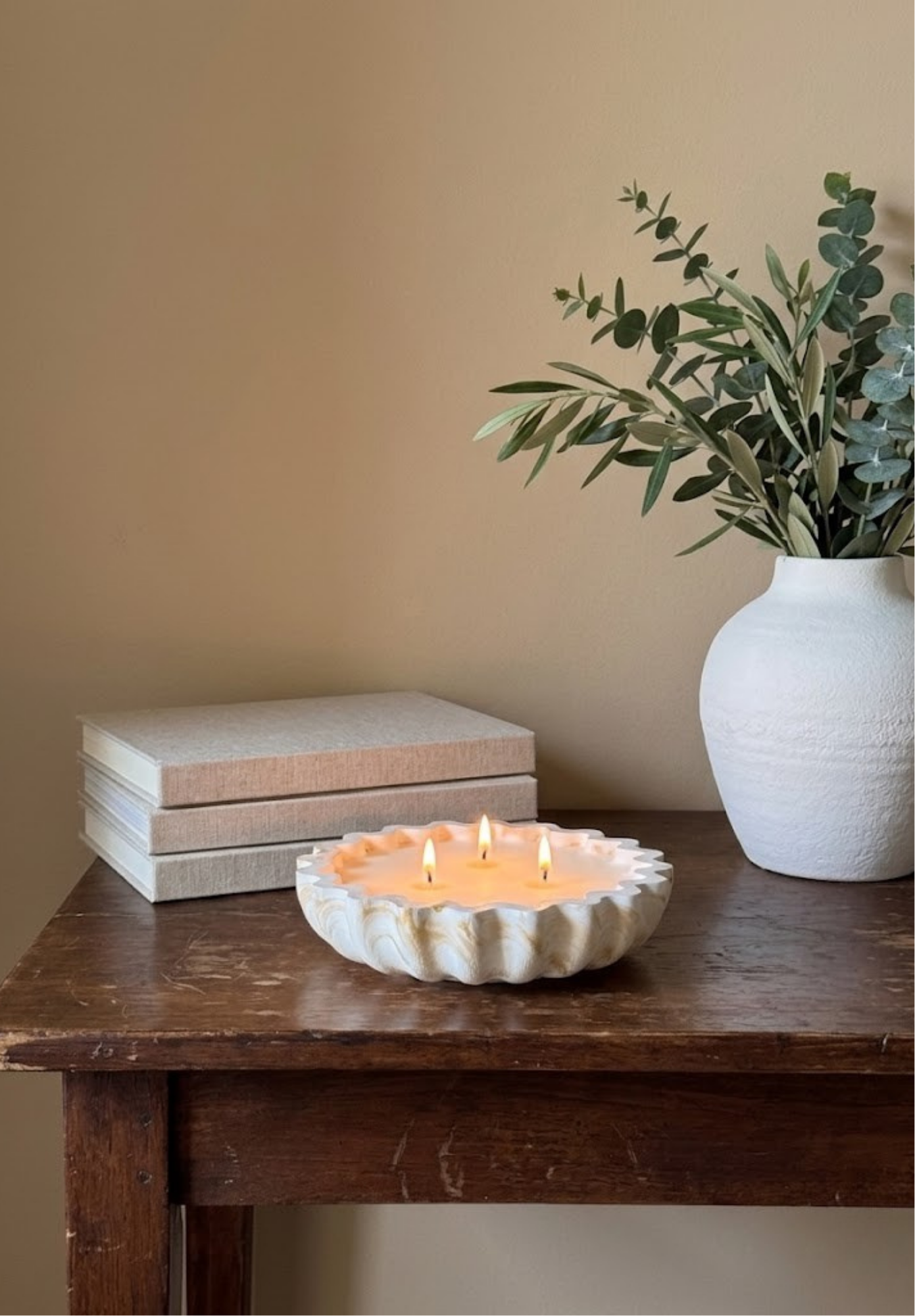 Fluted Candle Bowl by Believe Candle, scented candle main product photo