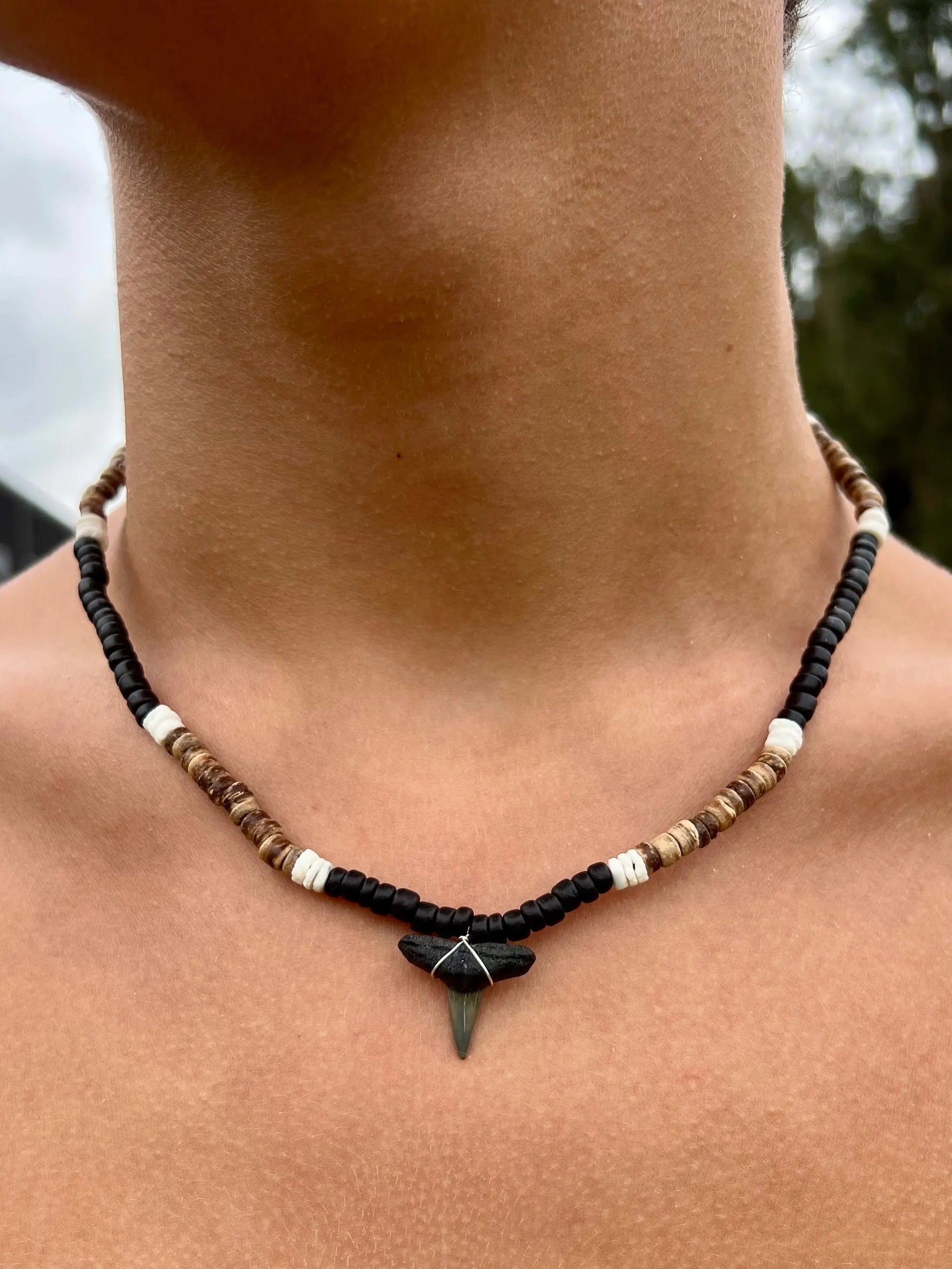 Useppa Shark Tooth Necklace HALT