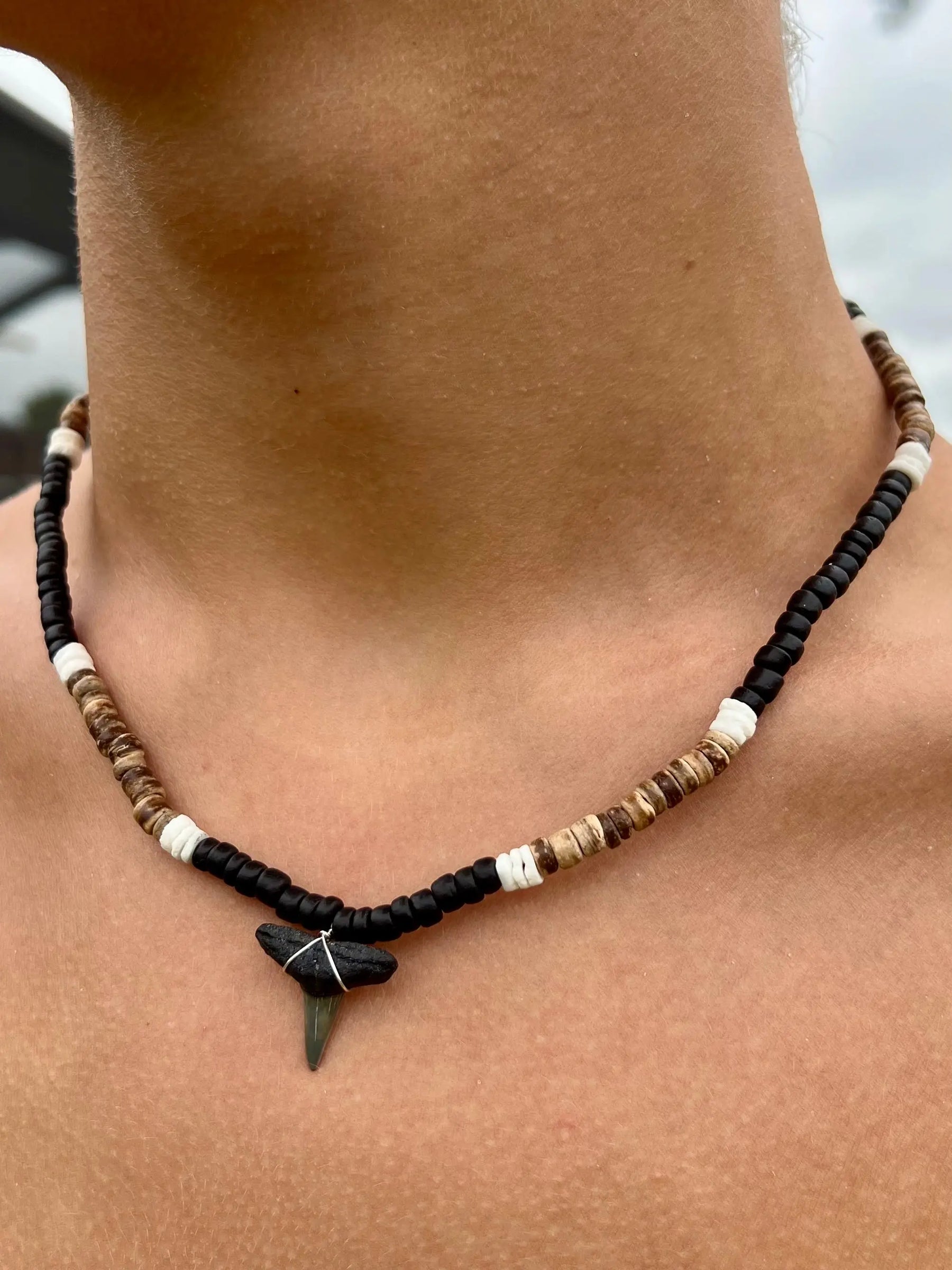 Useppa Shark Tooth Necklace HALT