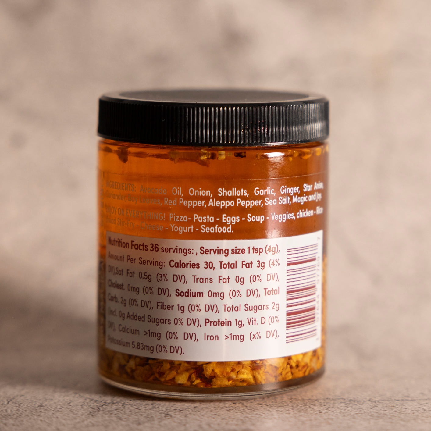 Original Chili Crisp with crunchy garlic and balanced heat