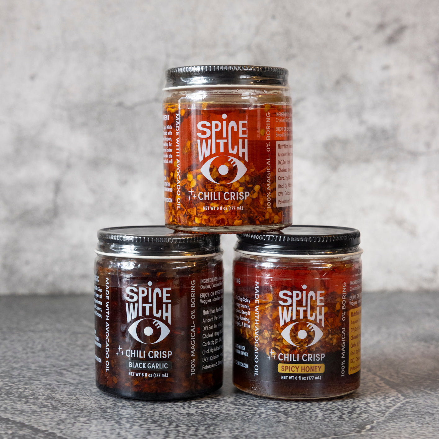 Spice Witch Build Your Own Chili Crisp Trio