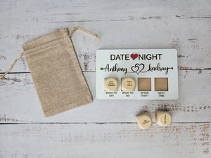 Valentines Gift, Couples date decision dice-Personalized Valentines Gift- Date night EverLee Creations