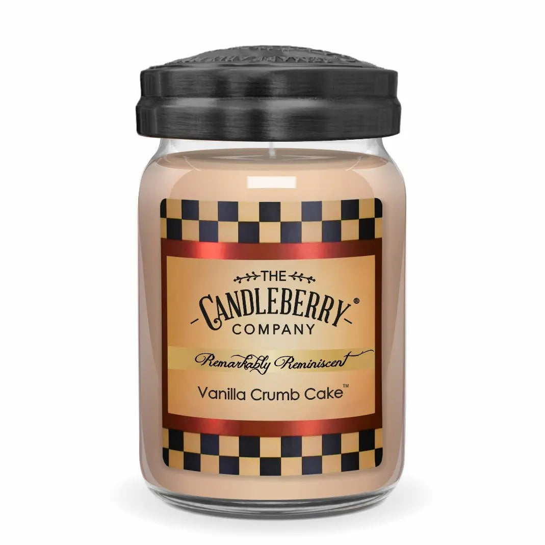 Vanilla Crumb Cake™, Large Jar Candle (Collective) by The Candleberry® Candle Company, scented candle main product photo