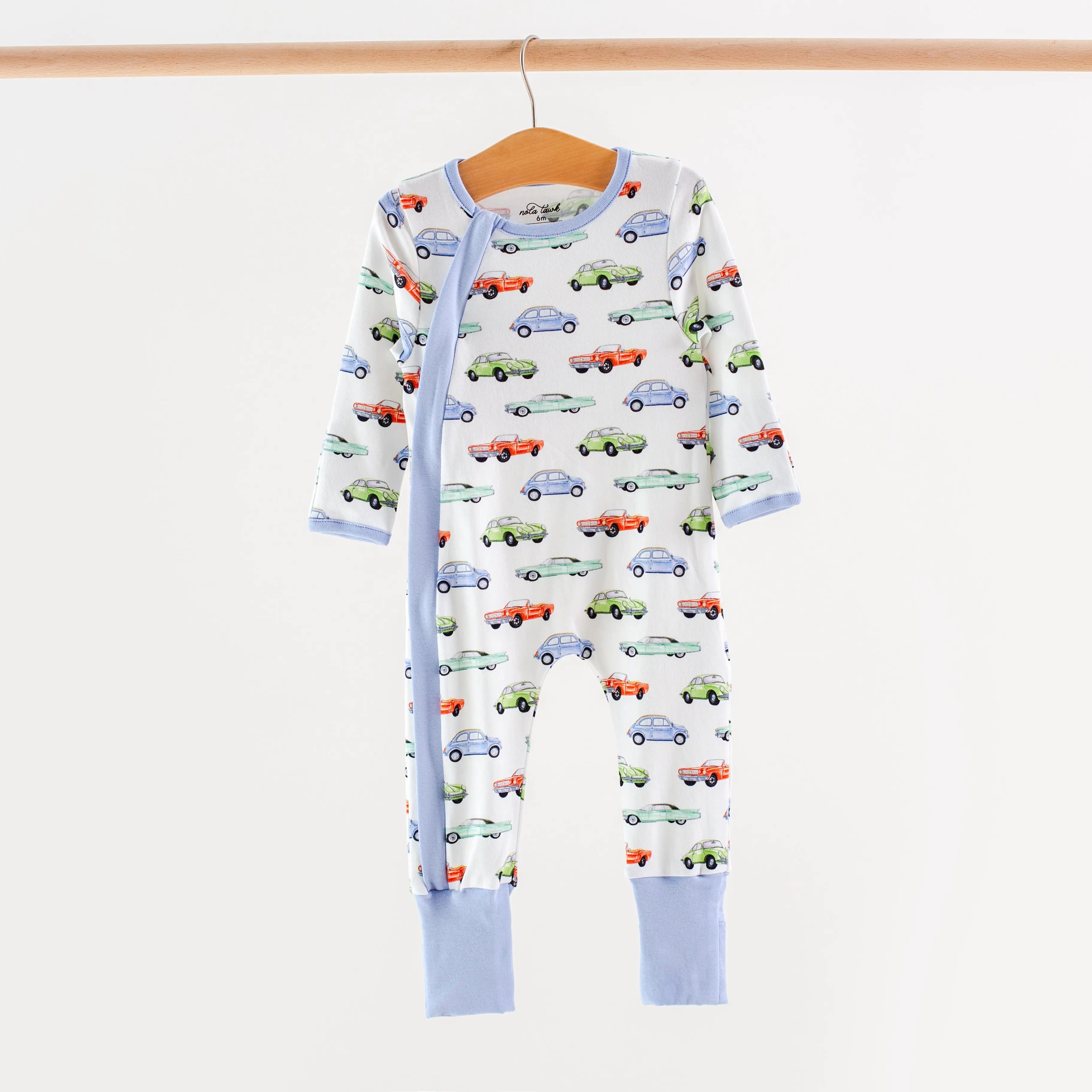Vintage Road Trip Organic Cotton Kids Pajamas by Nola Tawk, Southern food gift detail photo 2