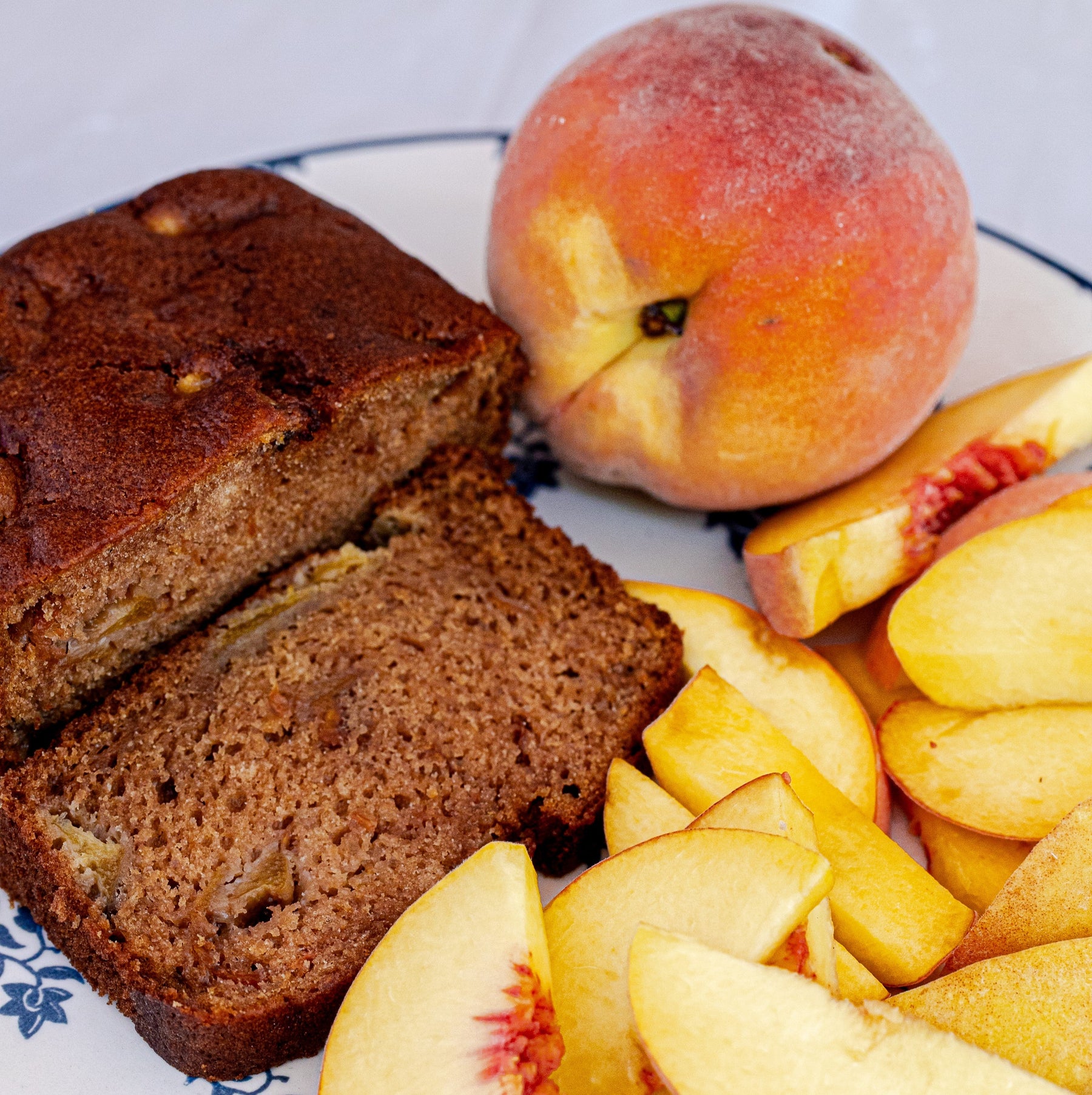 Virginia Peach Cobbler Cake - Gluten Free