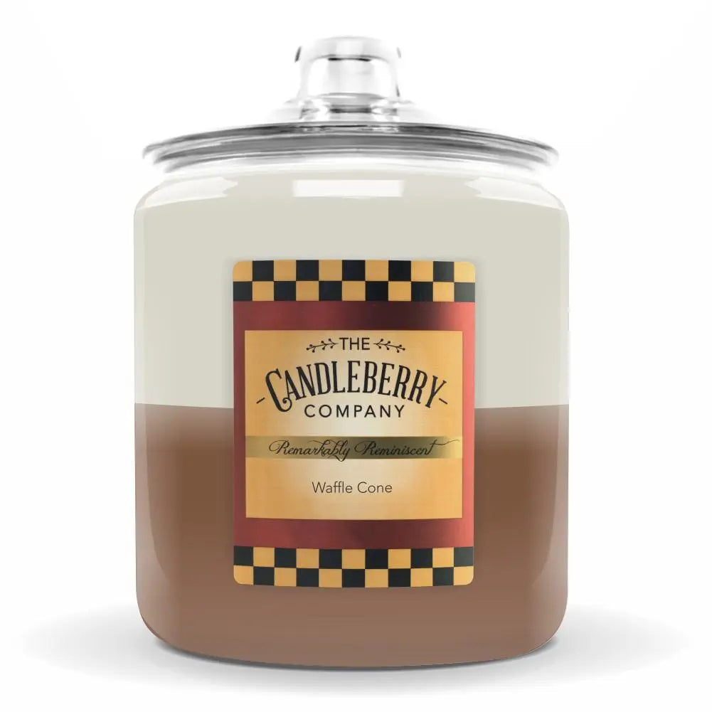 Waffle Cone™, 4 - Wick, Cookie Jar Candle (Collective) by The Candleberry® Candle Company, scented candle main product photo