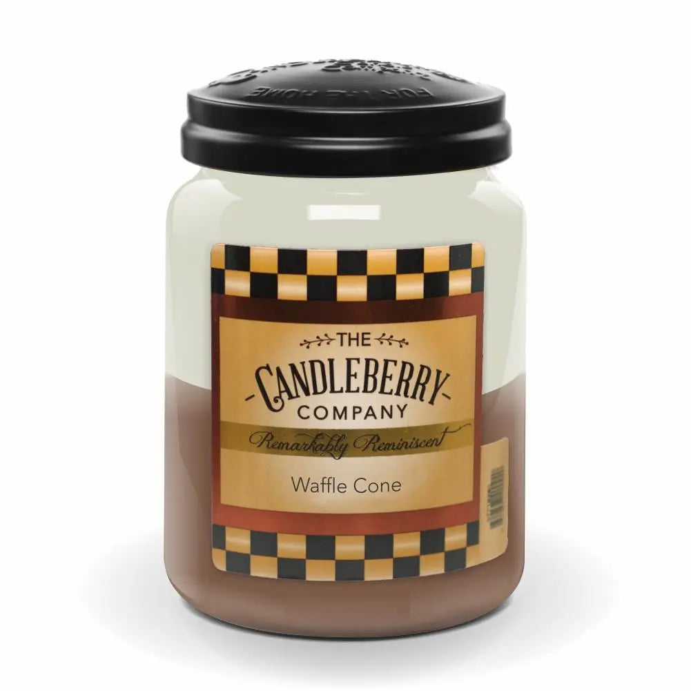 Waffle Cone™, Large Jar Candle (Collective) The Candleberry® Candle Company