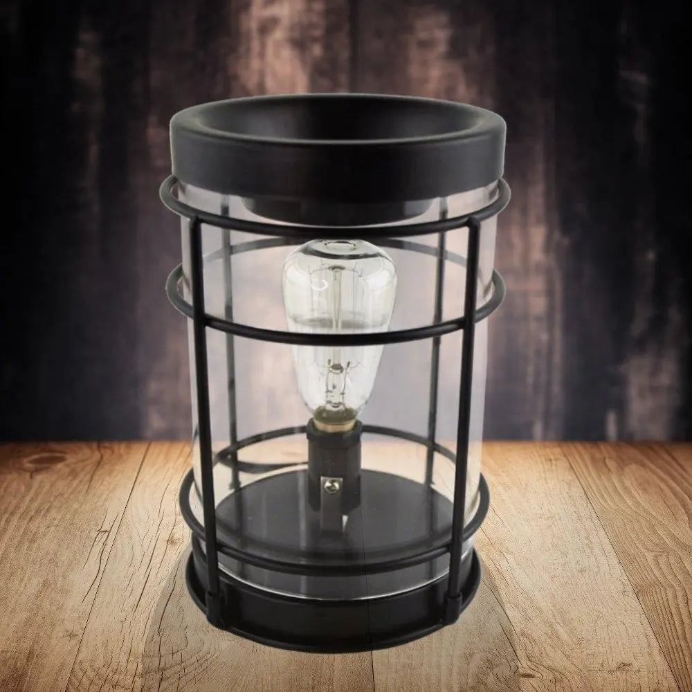 Wax Melt Warmer, W/ Safety Timer & Edison Bulb (Collective) by The Candleberry® Candle Company, scented candle detail photo 2