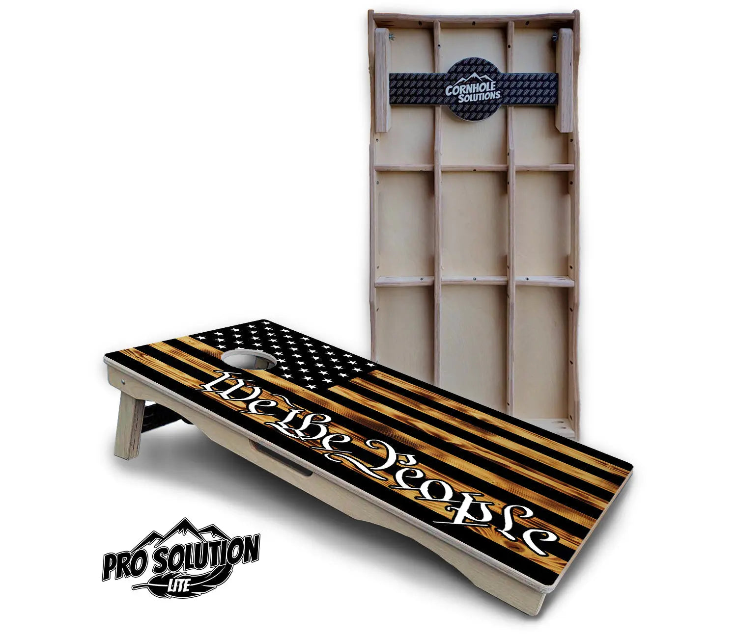 We The People USA Flag Cornhole Boards - Pro Solution Lite Series Cornhole Solutions