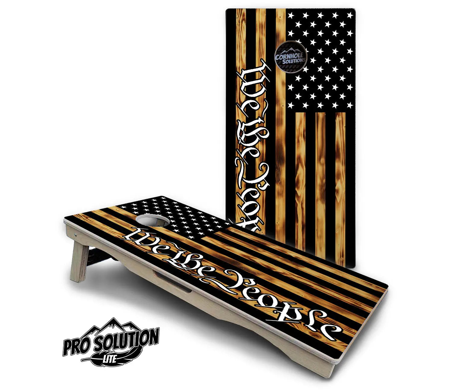 We The People USA Flag Cornhole Boards - Pro Solution Lite Series Cornhole Solutions