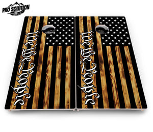 We The People USA Flag Cornhole Boards - Pro Solution Lite Series Cornhole Solutions