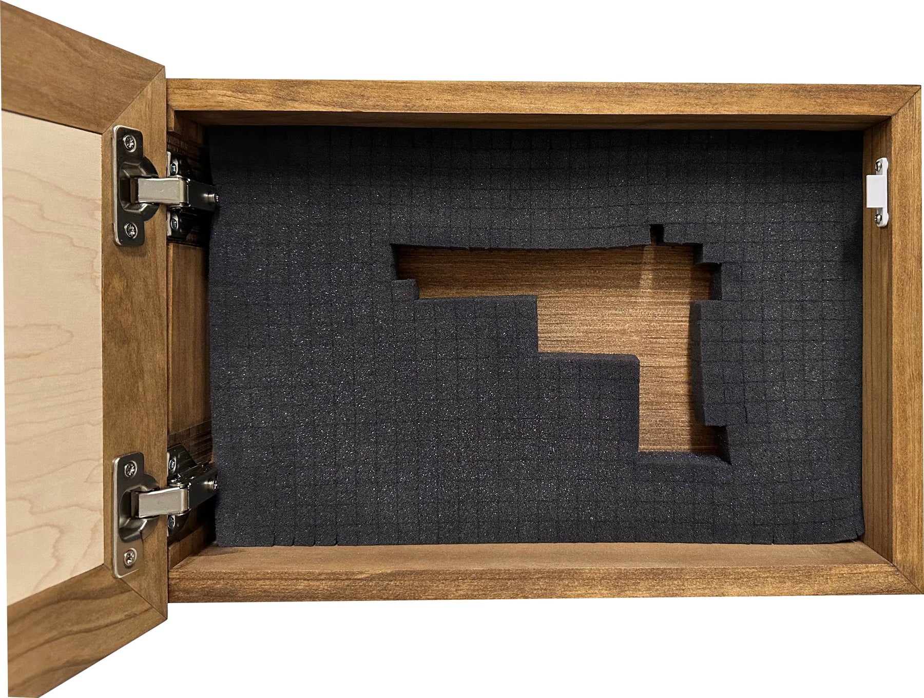 We Decided On Forever Hidden Gun Safe, Concealed Pistol Storage, Wood Gun Cabinet, Handcrafted, Gun Concealment Furniture, Concealed Shelf
