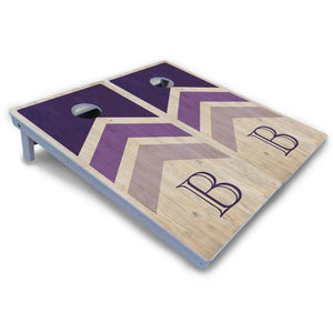 Wedding Arrows Cornhole Boards - All Weather Series - Purple by Cornhole Solutions, custom cornhole board detail photo 4