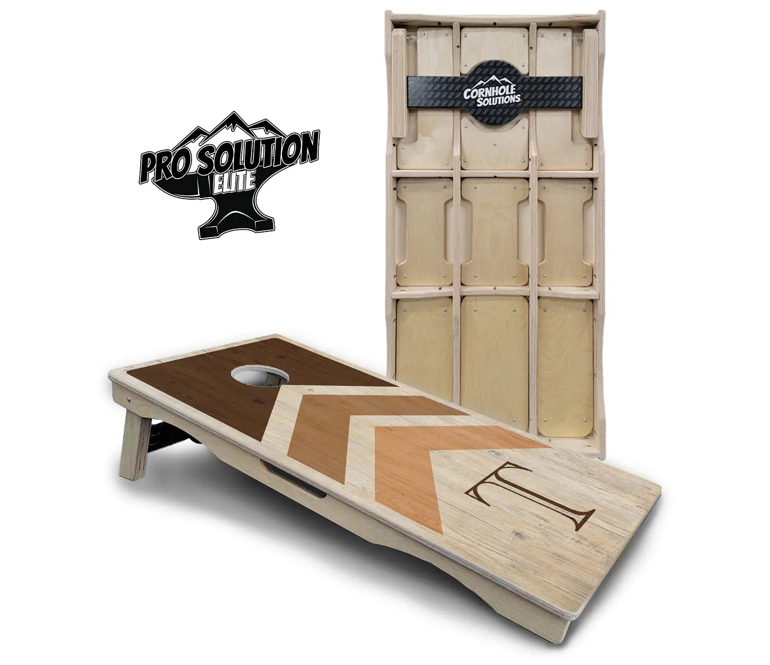 Wedding Arrows Cornhole Boards - Pro Solution Elite Series - Natural by Cornhole Solutions, custom cornhole board main product photo