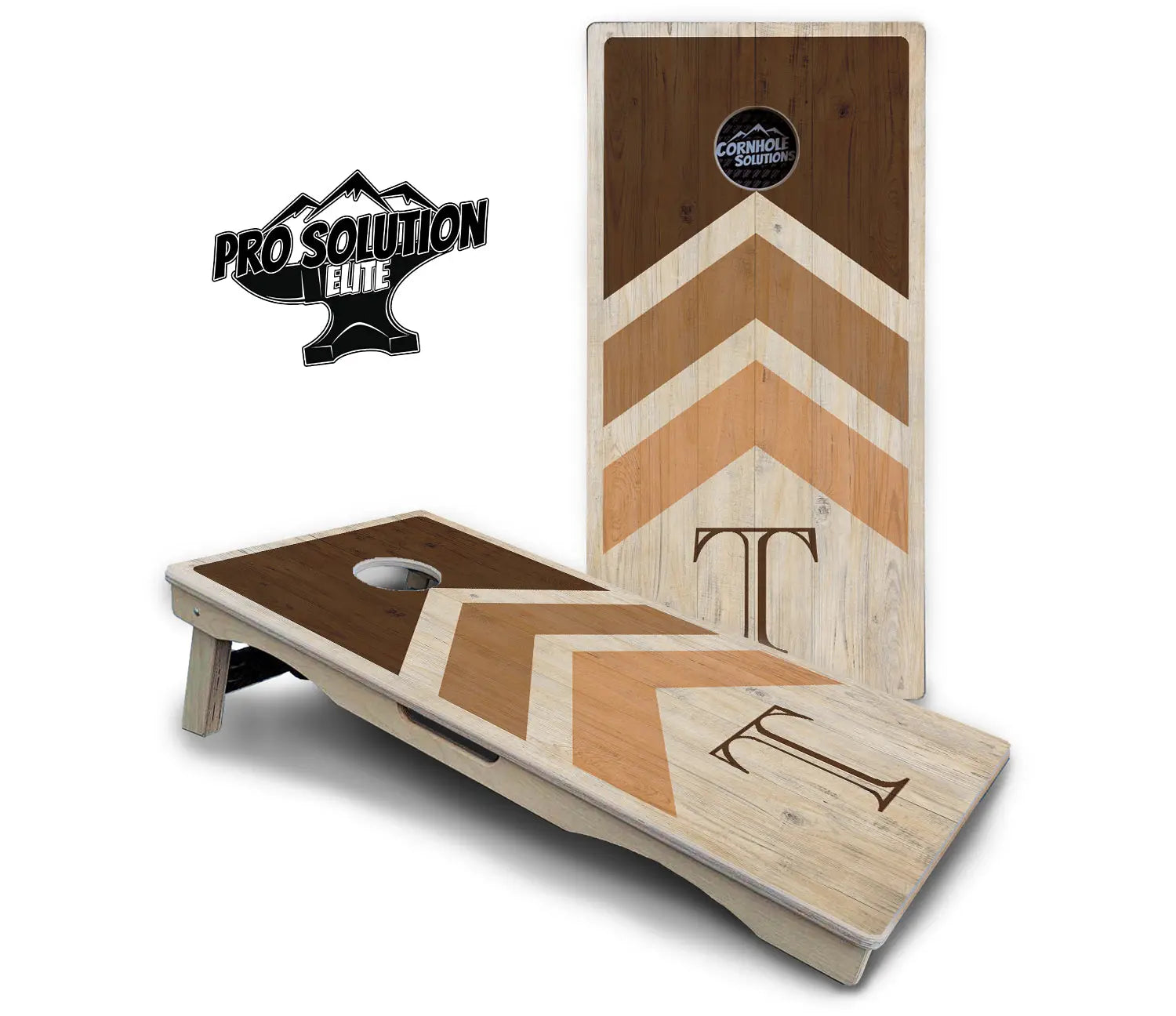Wedding Arrows Cornhole Boards - Pro Solution Elite Series - Natural by Cornhole Solutions, custom cornhole board detail photo 2